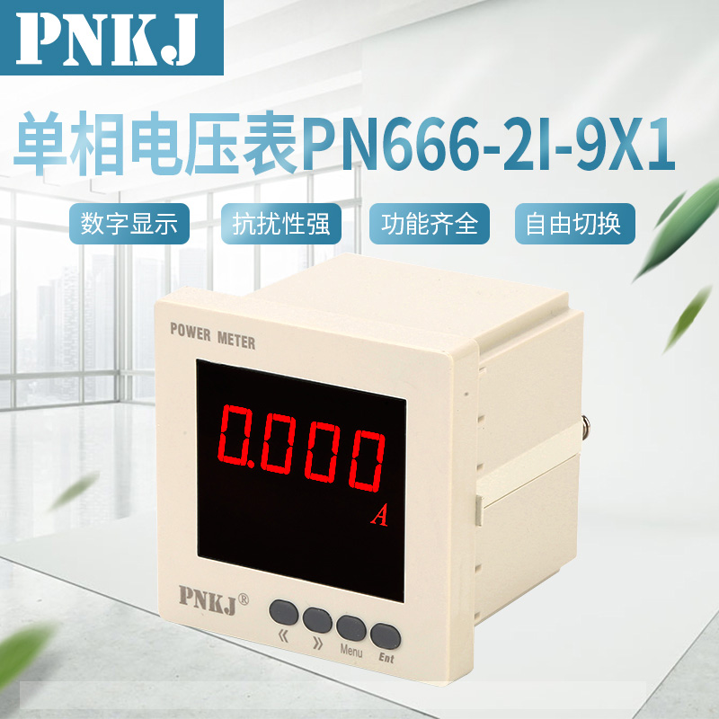 單相電壓表PN666-2I-9X1